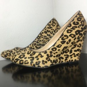 Banana Republic Leopard Wedges